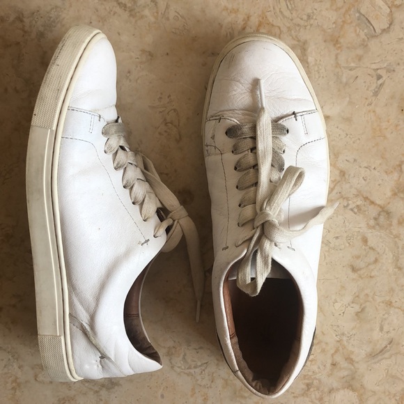 Frye Women’s White Ivy Tennis Sneakers 8.5M - Picture 11 of 15